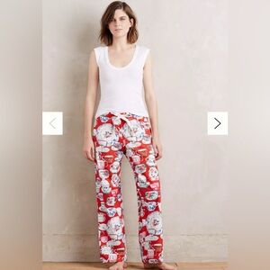 Anthropologie Tea Time Flannel Sleep